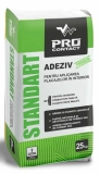 Adeziv pentru gresie si faiantă, plăci ceramice si portelanate de format mic, de interior PROCONTACT STANDART 25 kg