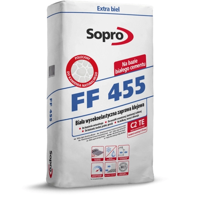Adeziv Sopro FF 455 alb, 25kg