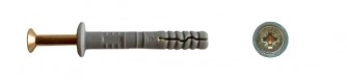 Diblu cu guler cu surub cui 6x40mm 200buc