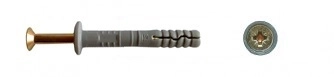 Diblu cu guler cu surub cui 6x40mm 200buc