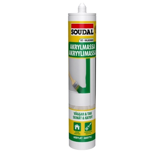 Ermetic acrilic SOUDAL Alb 280ml
