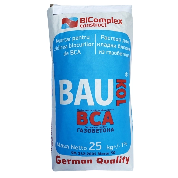 Клей для газобетонные блоки BAUKOL 25кг