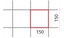 Сетка сварная армирующая ВР 150x150x4мм, 2x1м