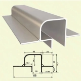 Profil din aluminiu de tip ascuns de umbra 40x20 LED, 3m