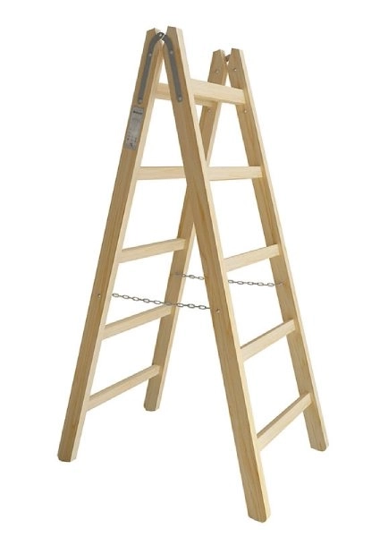 Scara din lemn PREMIUM MAAN 2*7 trepte, inaltimea 202cm