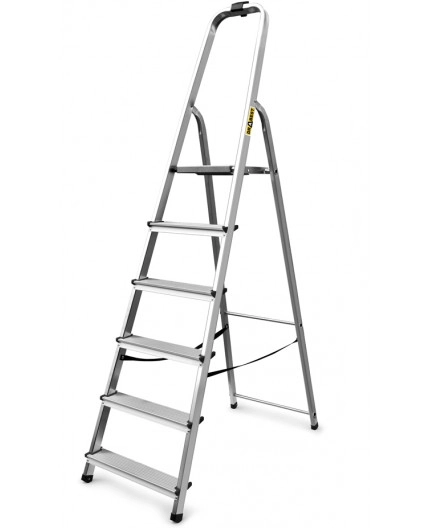 Scara dubla aluminiu Drabest 2*6 trepte, inaltimea 191cm
