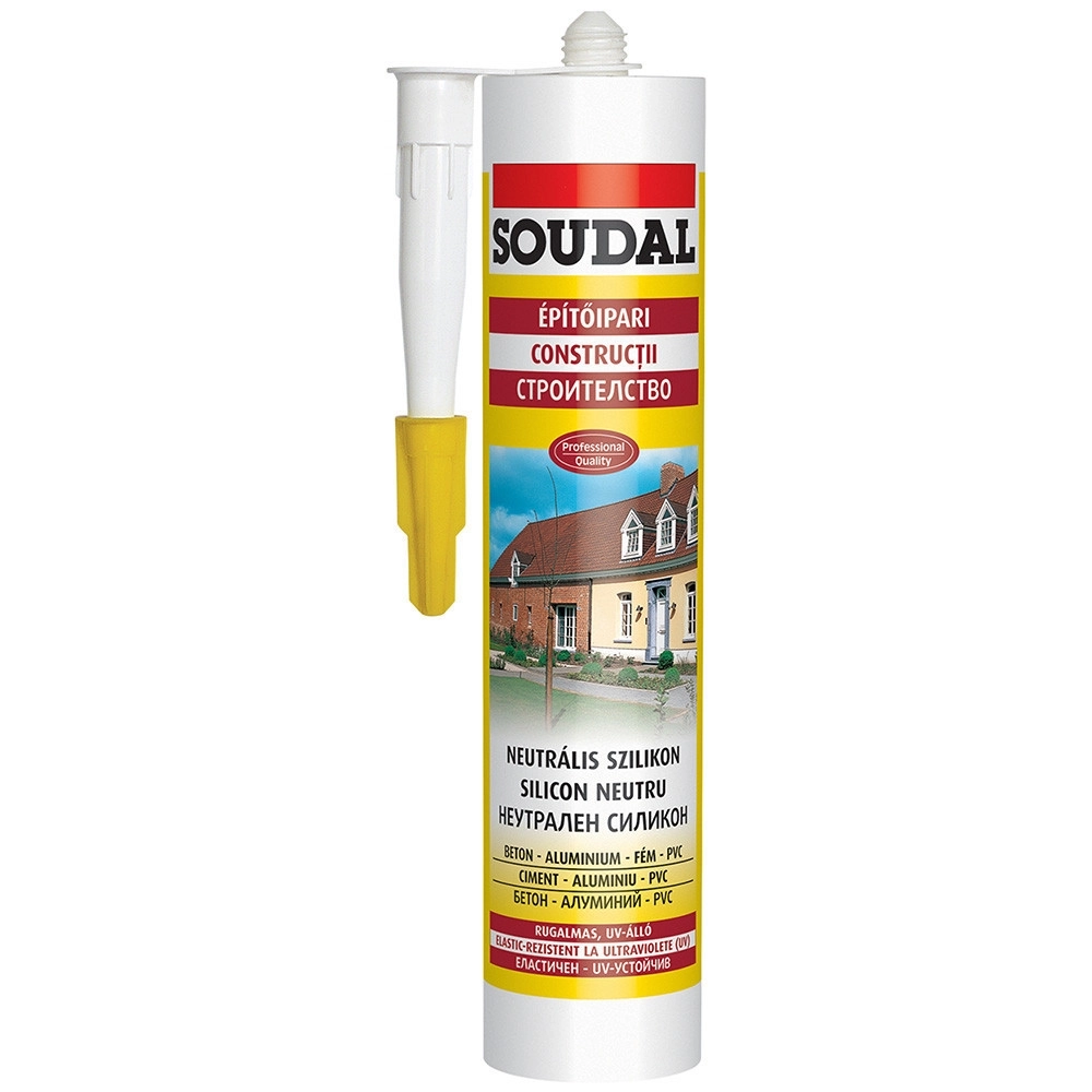 Силикон нейтральный Soudal прозрачный 280мл