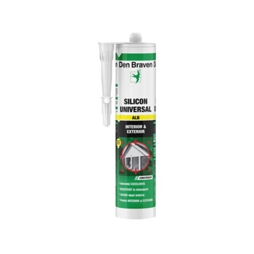 Silicon universal alb Den Braven 280ml