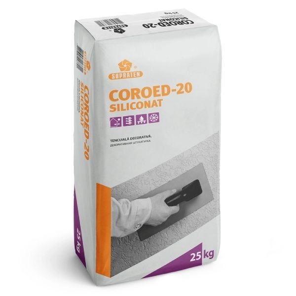 Tencuiala decorativa Coroed-20 Siliconat 25kg