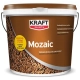 Tencuiala decorativa KRAFT Mozaic fracție mică, 25kg