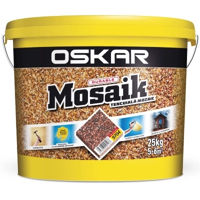 Tencuiala decorativa Oskar Mosaik 9704, 25kg