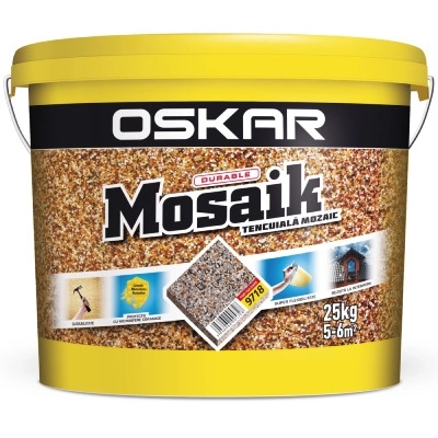 Tencuiala decorativa Oskar Mosaik 9718, 25kg