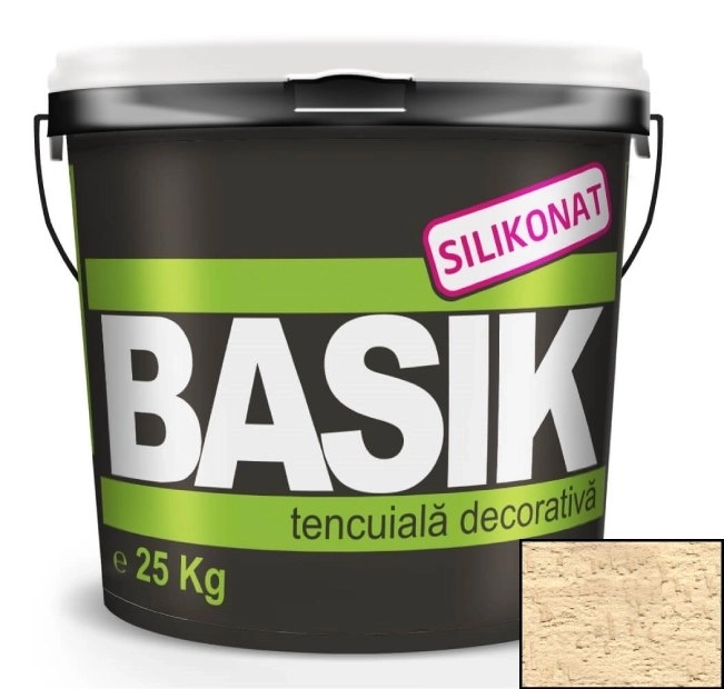 Tencuiala decorativa siliconica KRAFT Basik R15 (IOTA), 25kg
