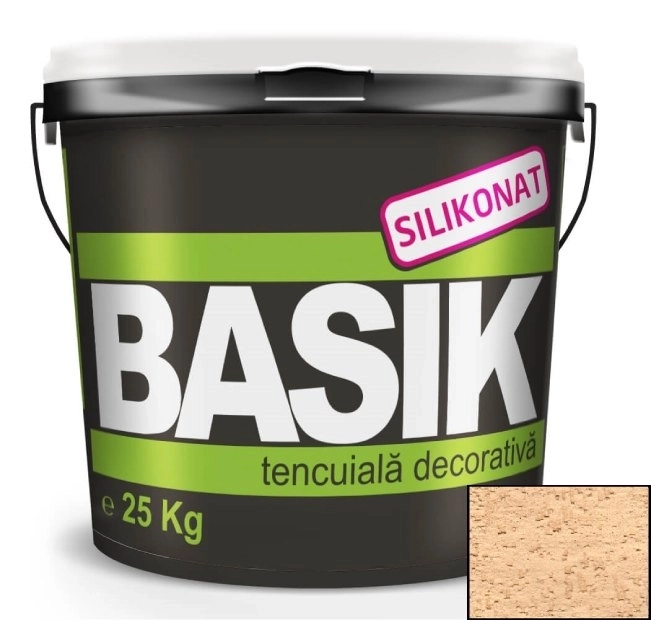 Tencuiala decorativa siliconica KRAFT Basik R15 (LAMBDA), 25kg
