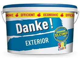 Краска водоэмульсионная Danke Exterior, 5л
