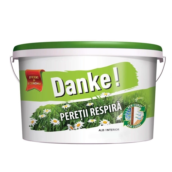Vopsea lavabila DANKE Peretii Respira 2.5L