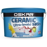 Ультрамоющаяся краска Oskar ceramic satinat, 8.5л